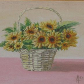 Cesta con fiori
